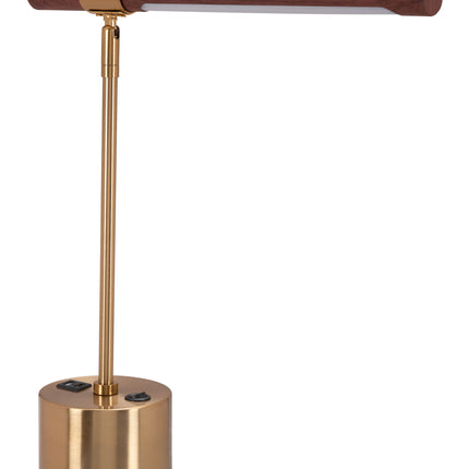 Kippy Table Lamp Brown & Brass Table Lamps [TriadCommerceInc] Default Title  