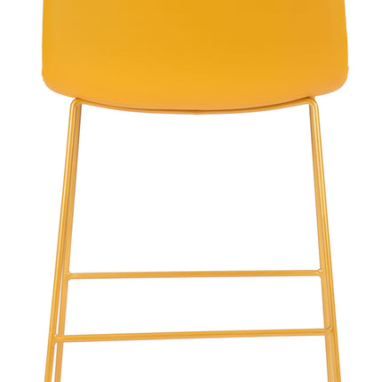 Mode Barstool (Set of 2) Yellow Barstools [TriadCommerceInc]   