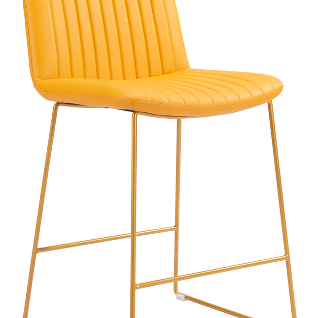 Mode Counter Stool (Set of 2) Yellow Counter Stools TriadCommerceInc Default Title  