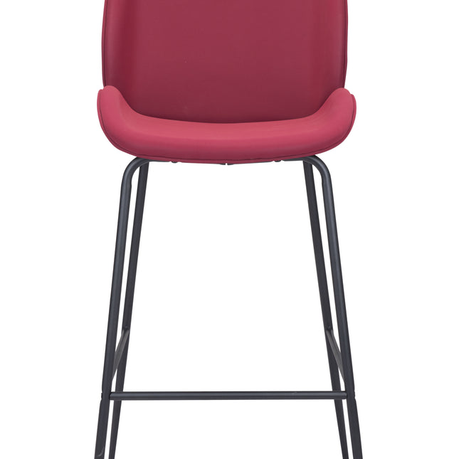 Miles Barstool Red Barstools TriadCommerceInc   