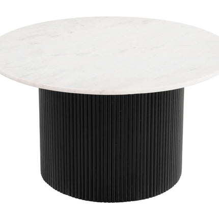 Izola Coffee Table White & Black Coffee Tables TriadCommerceInc   