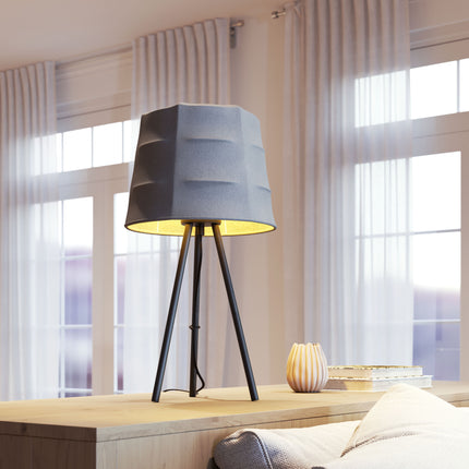 Mozzi Table Lamp Gray & Black Table Lamps [TriadCommerceInc]   