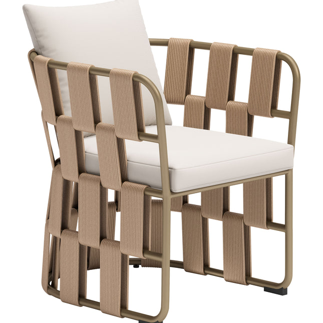 Quadrat Dining Chair White Seating TriadCommerceInc Default Title  