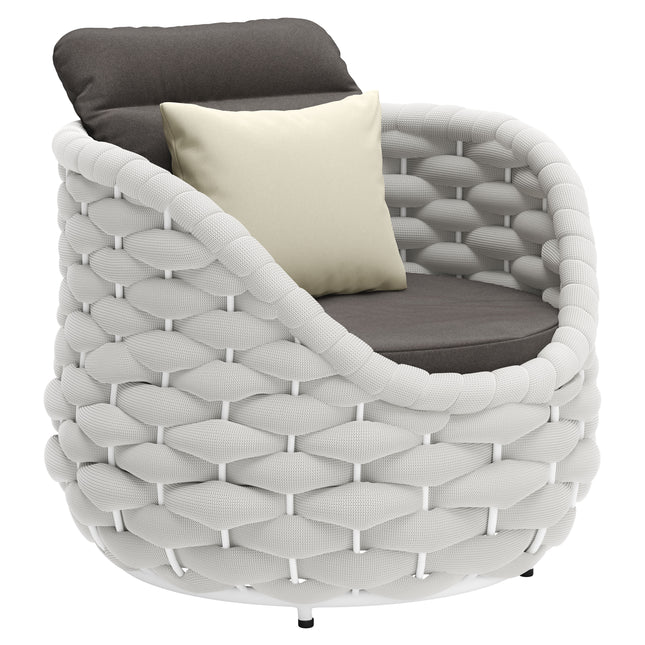 Coral Reef Accent Chair Gray Seating TriadCommerceInc   