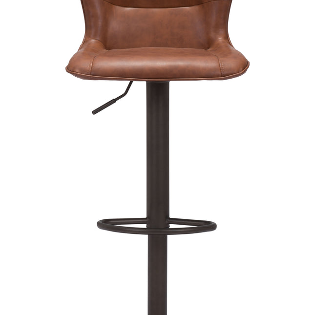 Vital Barstool Vintage Brown & Dark Bronze Barstools TriadCommerceInc   