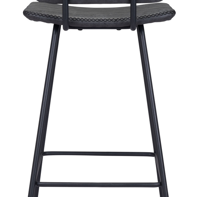 Boston Barstool (Set of 2) Vintage Black Barstools TriadCommerceInc   