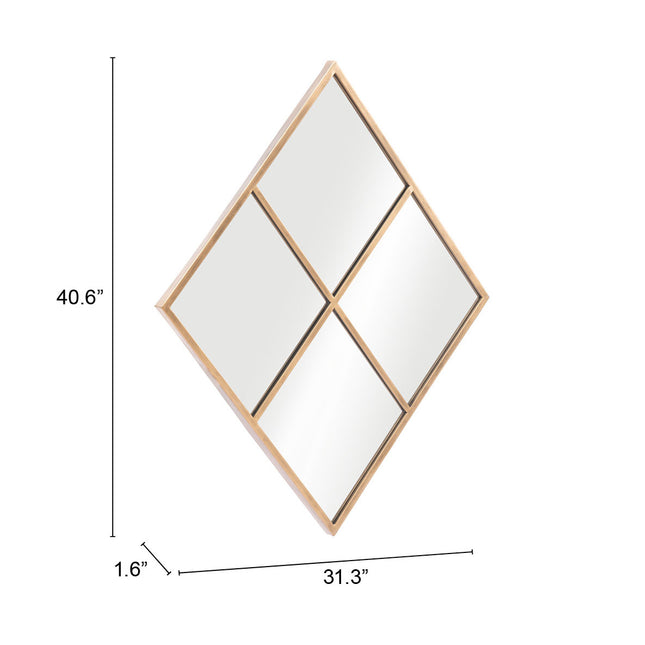 Meo Mirror Gold Mirrors [TriadCommerceInc]   