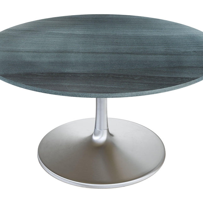 Metropolis Dining Table (60") Gray & Silver Tables TriadCommerceInc   