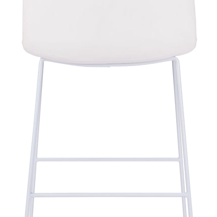 Mode Barstool (Set of 2) White Barstools [TriadCommerceInc]   