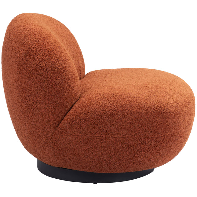 Myanmar Accent Chair Burnt Orange Chairs TriadCommerceInc   