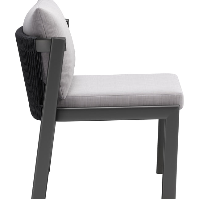 Horizon Dining Chair (Set of 2) Gray Seating TriadCommerceInc   