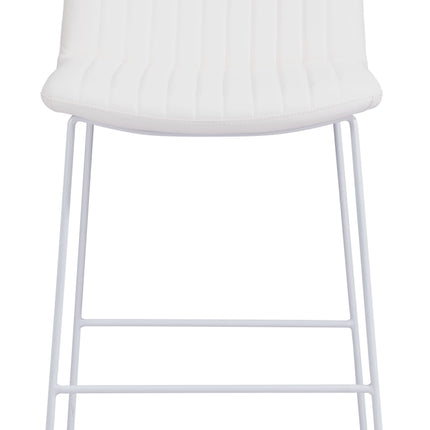 Mode Barstool (Set of 2) White Barstools [TriadCommerceInc]   