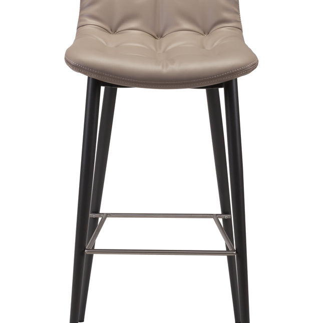 Tangiers Barstool (Set of 2) Taupe Barstools TriadCommerceInc   