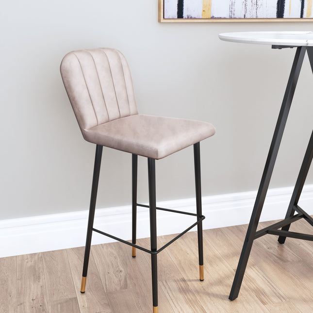 Manchester Barstool (Set of 2) Gray Barstools TriadCommerceInc   