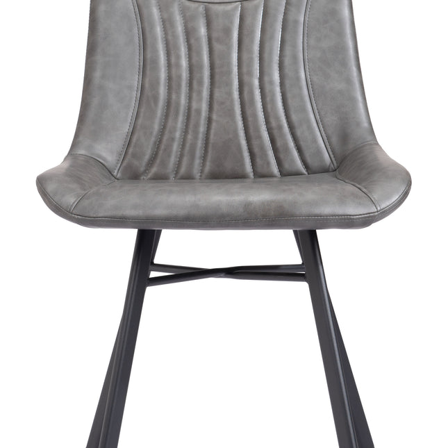 Tyler Dining Chair (Set of 2) Vintage Gray Chairs TriadCommerceInc   