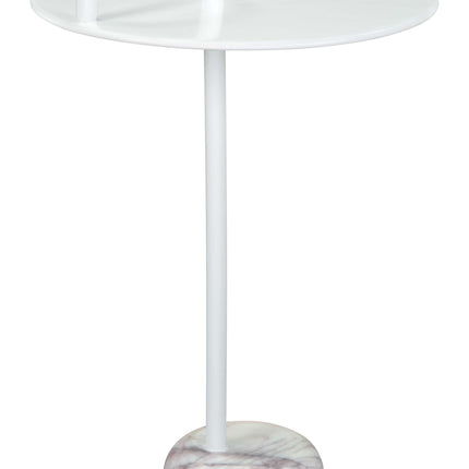 Will Side Table White Side Tables TriadCommerceInc   