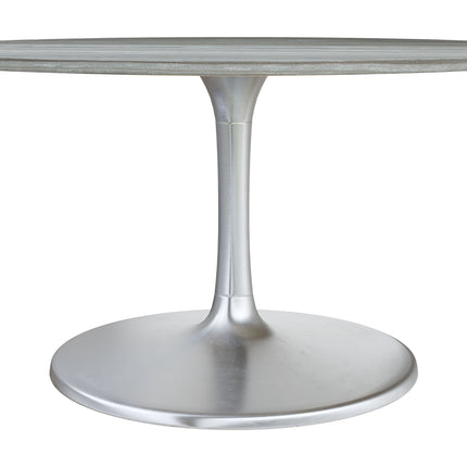 Star City Dining Table (60") Gray & Silver Tables TriadCommerceInc   