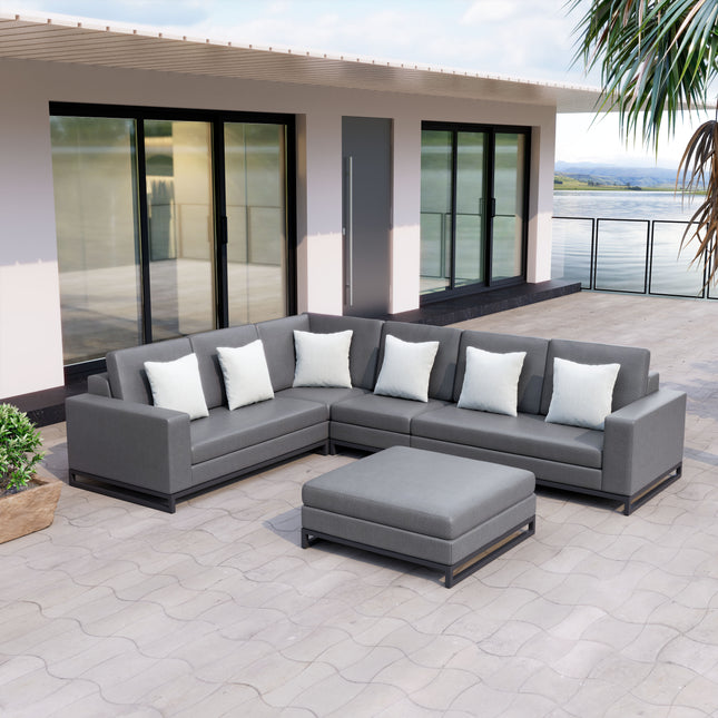 Corona del Mar Modular Sectional Set Graphite Seating [TriadCommerceInc]   