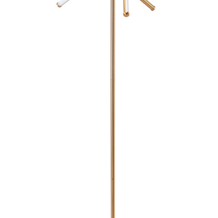 Garza Floor Lamp Brass Floor Lamps TriadCommerceInc   