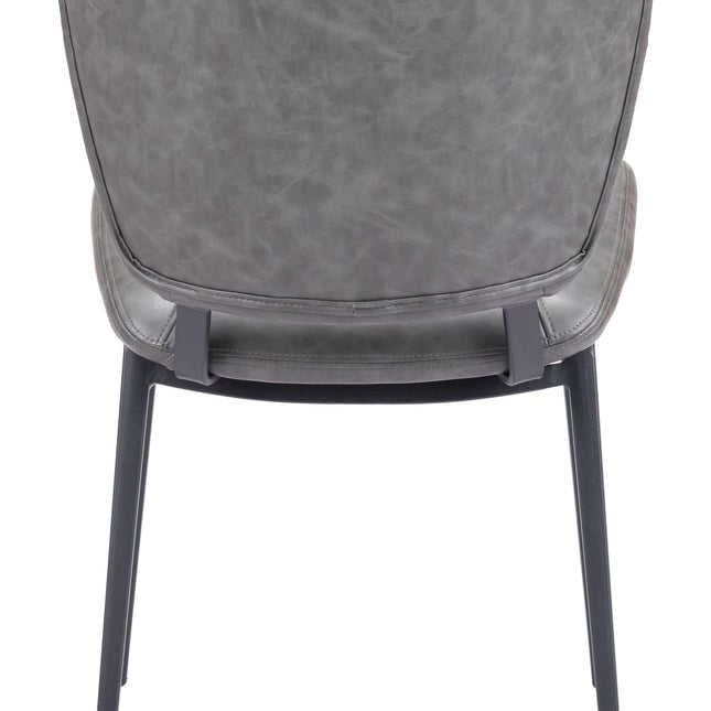 Terrence Dining Chair (Set of 2) Vintage Gray Chairs TriadCommerceInc   