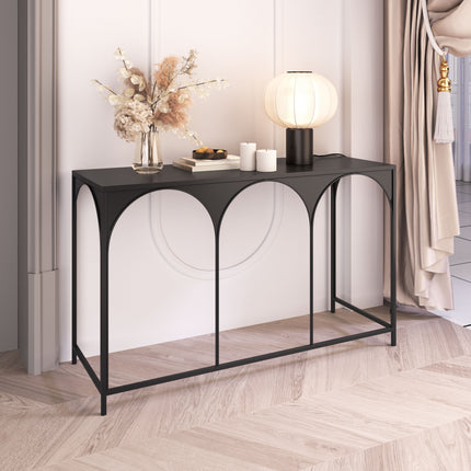 Loriet Console Table Black Console Tables TriadCommerceInc   