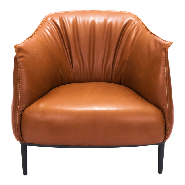 Julian Accent Chair Brown Chairs [TriadCommerceInc]   