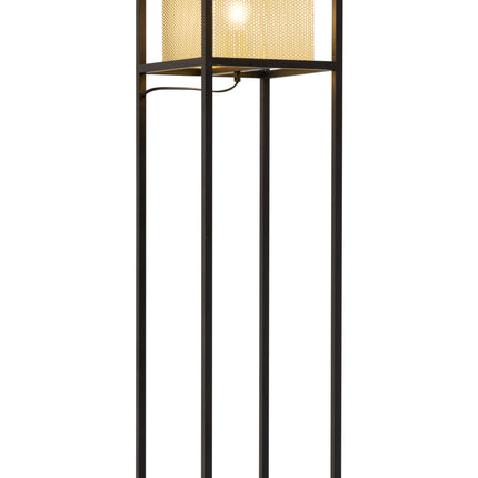 Yves Floor Lamp Gold & Black Floor Lamps [TriadCommerceInc] Default Title  