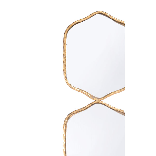 Four Hex Mirror Gold Mirrors [TriadCommerceInc]   