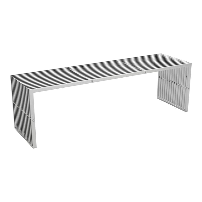 Tania Bench Silver Benches [TriadCommerceInc]   