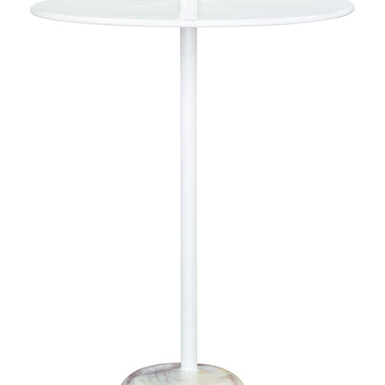 Will Side Table White Side Tables TriadCommerceInc   