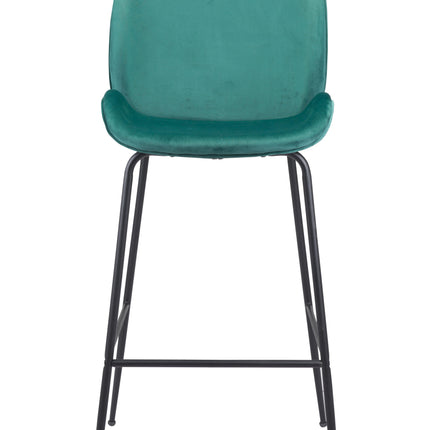 Miles Barstool Green Barstools [TriadCommerceInc]   