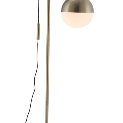 Waterloo Floor Lamp White & Bronze Floor Lamps TriadCommerceInc Default Title  