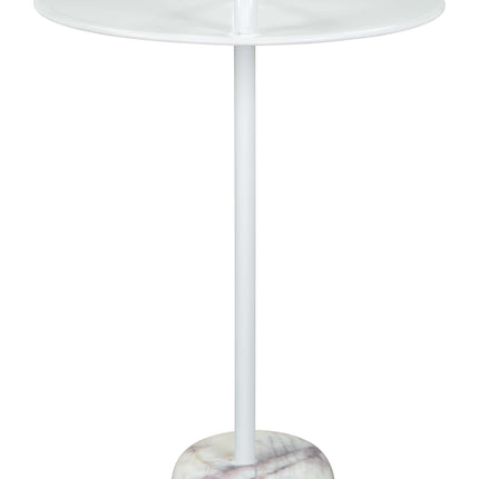 Will Side Table White Side Tables TriadCommerceInc   