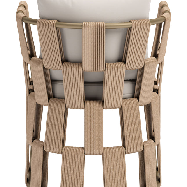 Quadrat Dining Chair White Seating TriadCommerceInc   