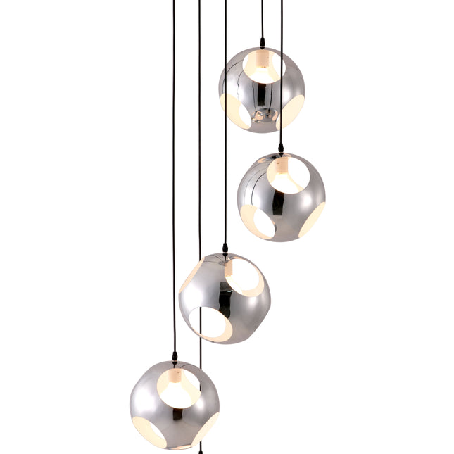 Meteor Shower Ceiling Lamp Chrome Pendant Lights TriadCommerceInc   