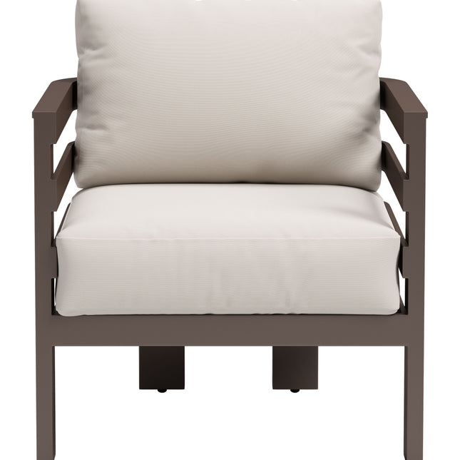 Bal Harbor Armchair White Seating TriadCommerceInc   