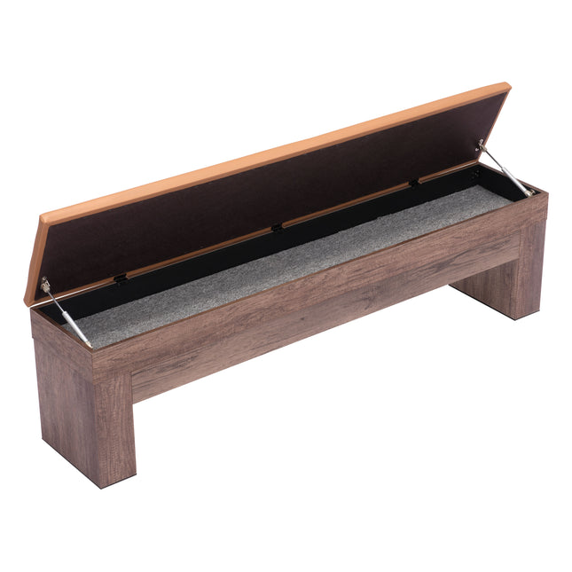 Bonker Storage Bench (Set of 2) Brown Benches [TriadCommerceInc]   