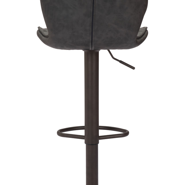 Seth Barstool Vintage Gray & Dark Bronze Barstools TriadCommerceInc   