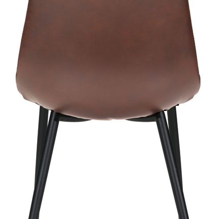 Norwich Dining Chair (Set of 2) Brown Chairs [TriadCommerceInc]   