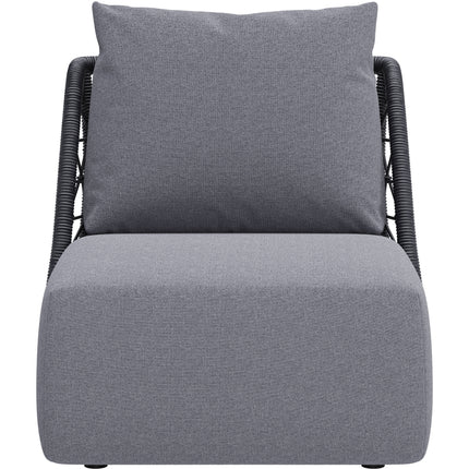 Mekan Accent Chair Gray Seating TriadCommerceInc   