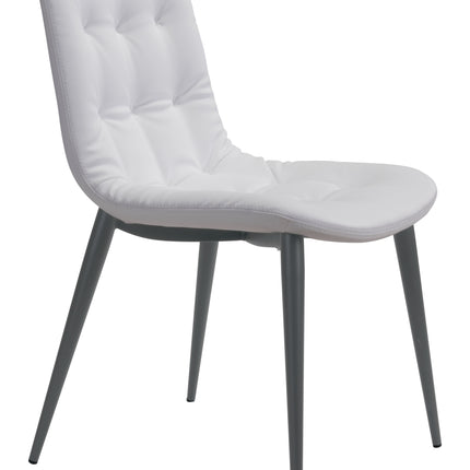 Tangiers Dining Chair (Set of 2) White Chairs TriadCommerceInc Default Title  