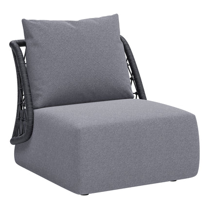 Mekan Accent Chair Gray Seating TriadCommerceInc   