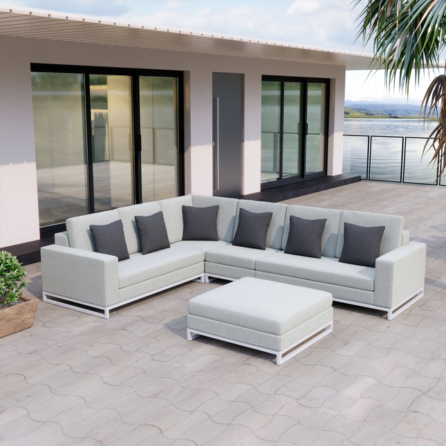 Corona del Mar Modular Sectional Set Gray Seating [TriadCommerceInc]   